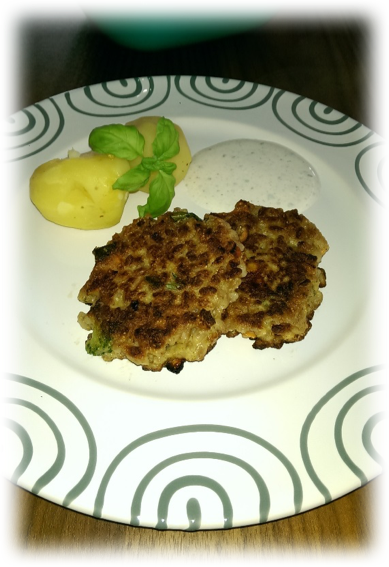 Dinkelreis-Käse-Laibchen