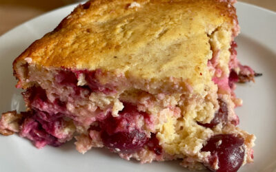 Topfen-DinkelGRIESS-Auflauf mit Früchten